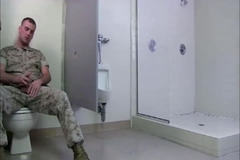 Army men Glory hole threesome