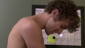 Icon Male: College dude Calvin Banks ass fucking