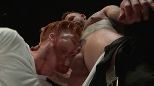 Raging Stallion - Tattooed and tight bodybuilder cumshot