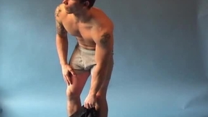 Next Door Male: Naked in 2 Rooms, Marine Unleashes Cum